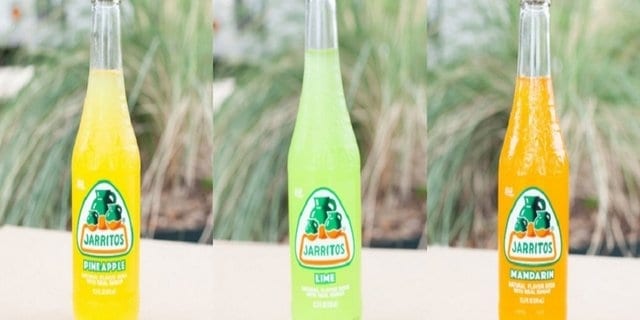Assorted Jarritos Sodas.