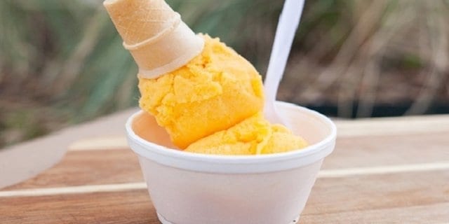 Mango Sorbet.