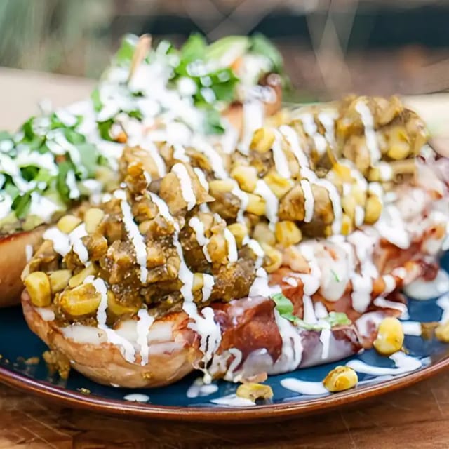 Poblano Chicken Torta.