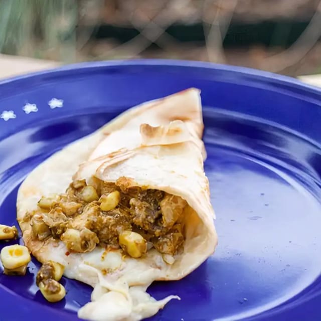 Poblano Chicken Quesataco.