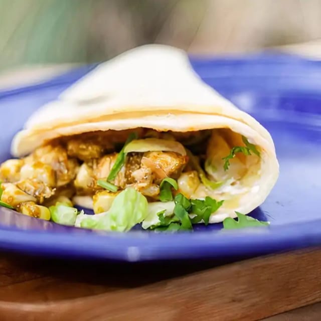 Poblano Chicken Taco.