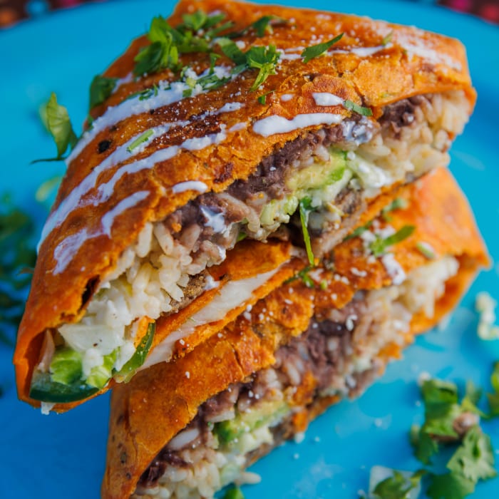 Chicken Tinga Burrito.