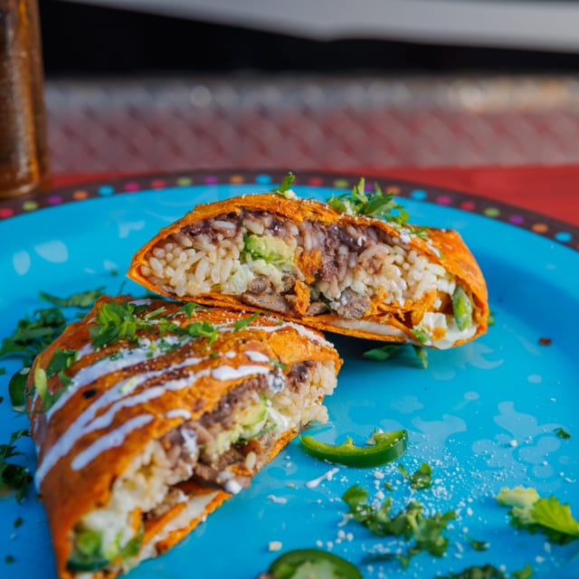 Poblano Chicken Burrito.